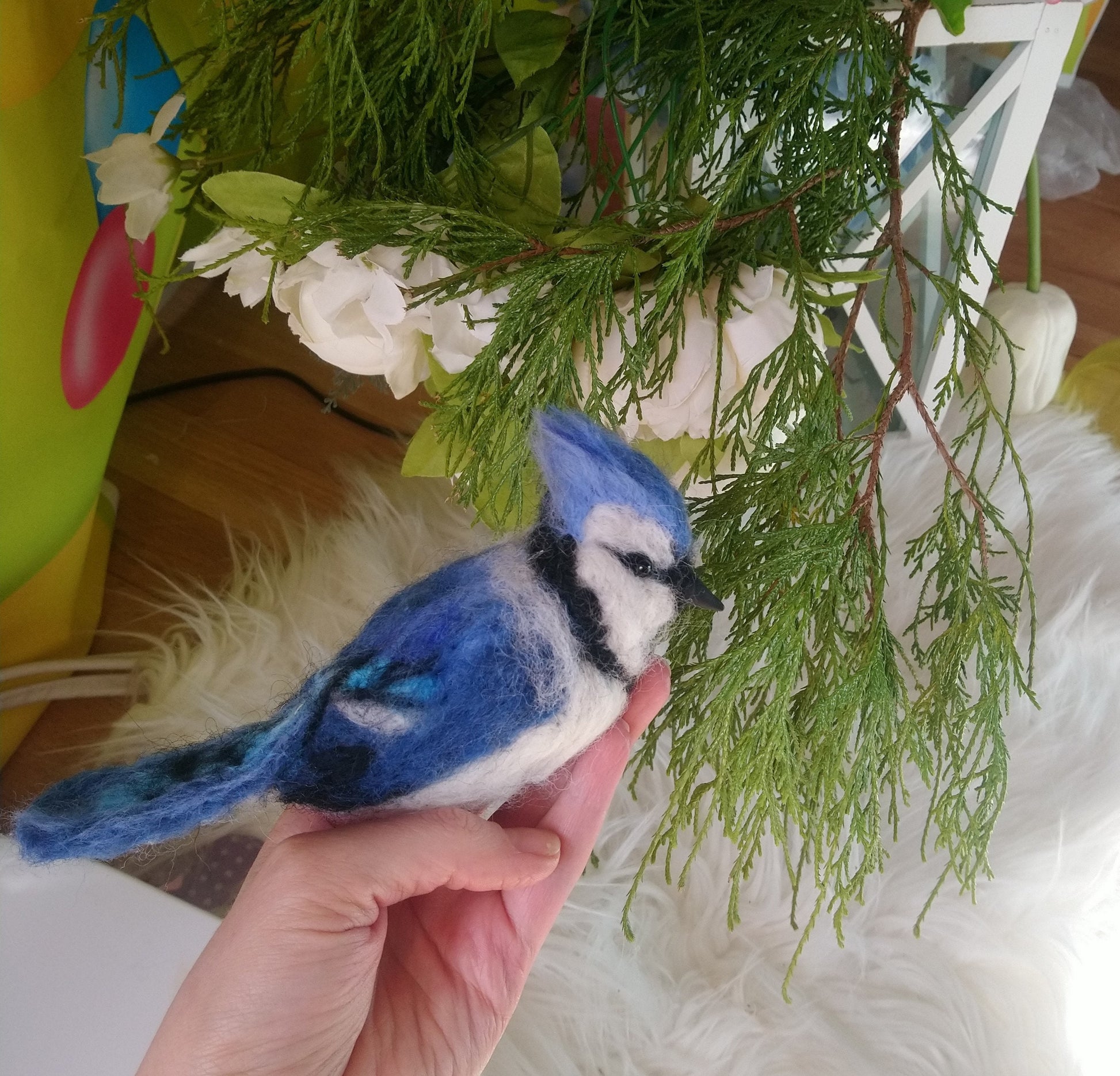 Needle felted birds. Spring birds. Easter Birds home decor. Needle felted animals. Birds ornament. Needle felted Christmas ornament.