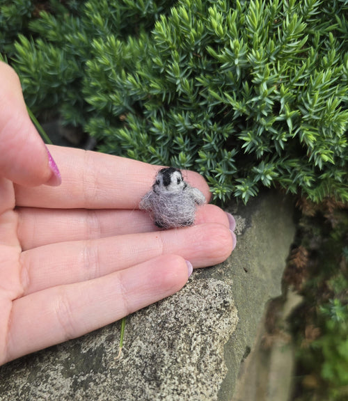 Baby penguin, miniature penguin. Handmade penguin gift. Felted penguin. christmas gift penguin doll house animal.