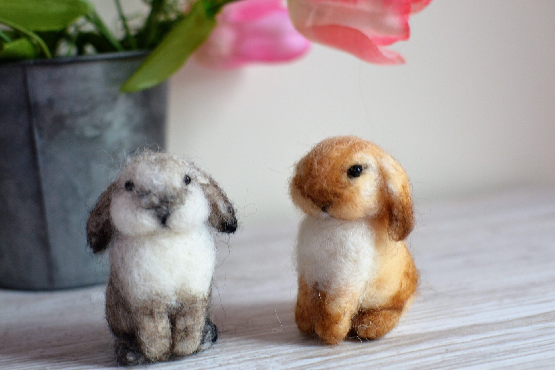 Nedle felted rabbit bunny christmas ornament. custom realistic rabbit.needle felted rabbit