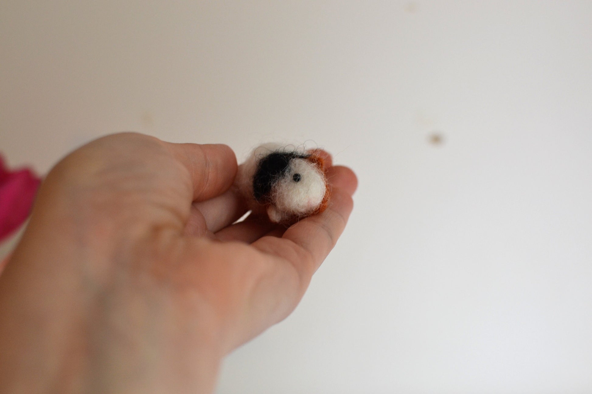 Needle felted  Guinea pig  miniature 1.2inch wool  Guinea pig doll house needle felted animals.needle felted toy.